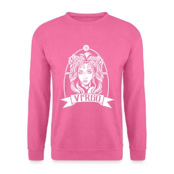Sternzeichen Jungfrau Virgo Geburtstagsgeschenk - Unisex Pullover - Pink - Vorne