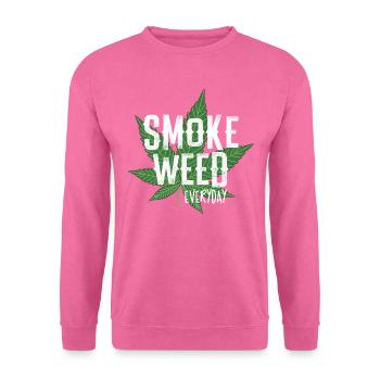 Smoke Weed Everyday - Unisex Sweatshirt - pink - Front