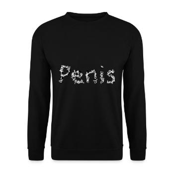 penis Geschenk - Unisex Pullover - Schwarz - Vorne - Alina (178cm) & Michal (187cm)
