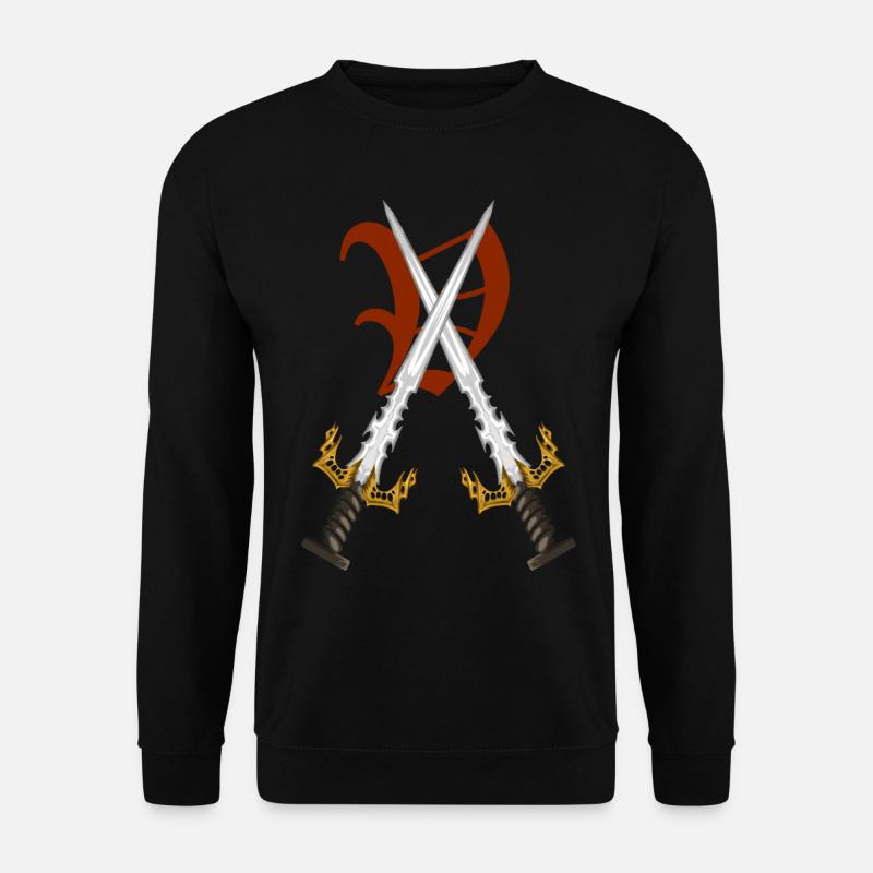 Épées croisées - Sweat-shirt Unisexe - noir