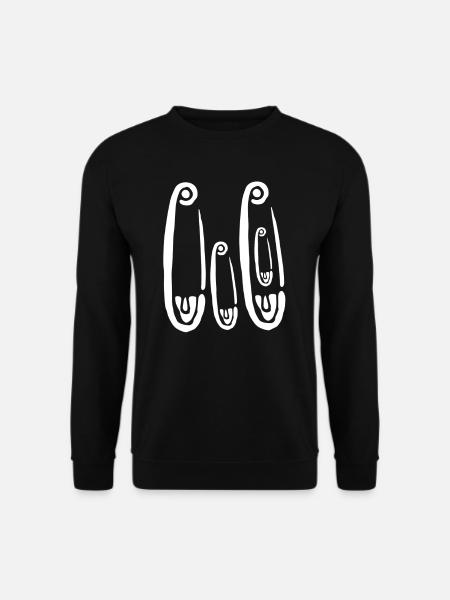 Nachwuchs kommt - Sicherheitsnadeln - Unisex Pullover - Schwarz