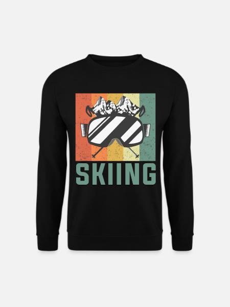 Ski - Unisex Pullover - Schwarz