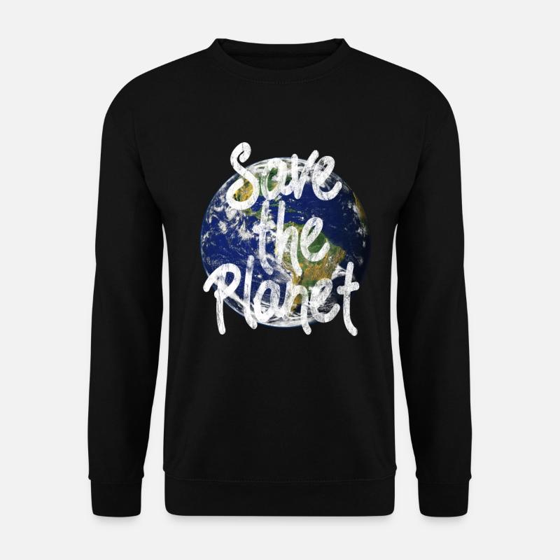 Save the planet - Unisex Sweatshirt - black