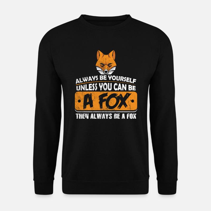 renard - Sweat-shirt Unisexe - noir