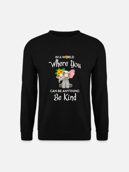 Hippie Flower Power T-Shirt - Unisex Pullover - Schwarz