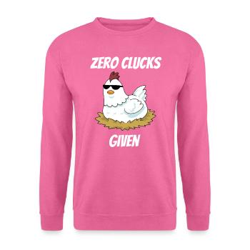 Cooles Hühnchen Hühnerhalter Hühnerstall Geschenk - Unisex Pullover - Pink - Vorne