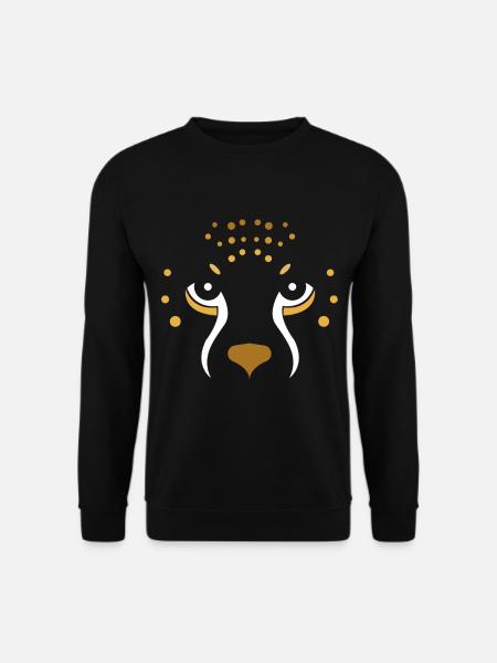 animal léopard - Sweat-shirt Unisexe - noir