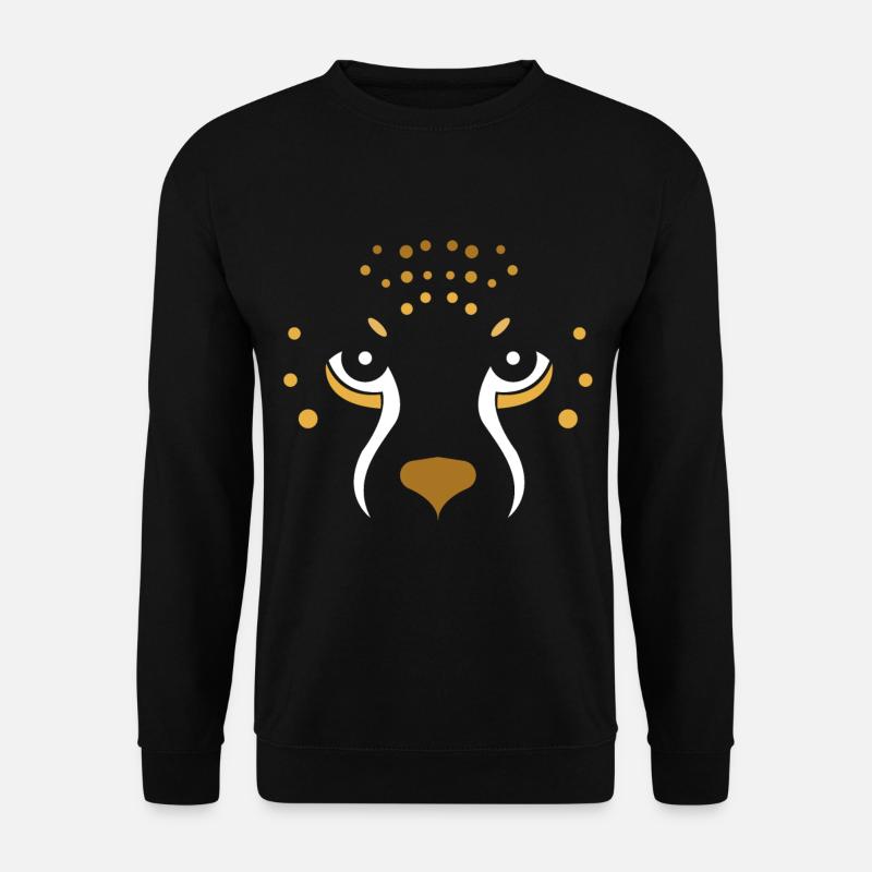 leopard animal - Unisex Sweatshirt - black