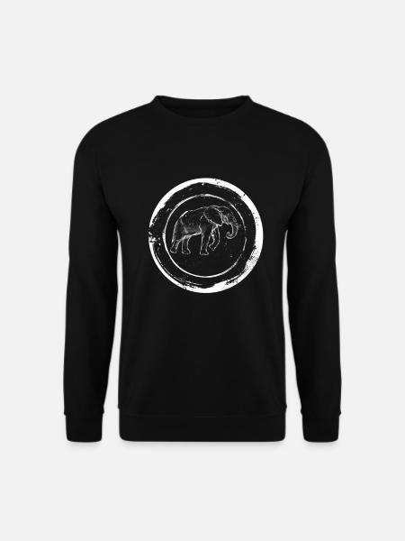 Cadeau animal d'éléphant - Sweat-shirt Unisexe - noir