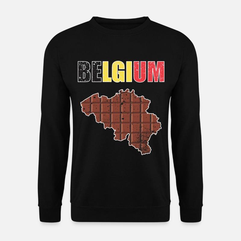 belgium country and countries - Unisex Sweatshirt - black