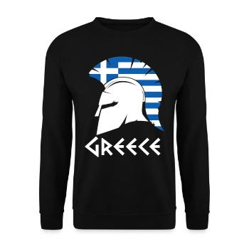 Grèce - Sweat-shirt Unisexe - noir - Devant - Alina (178cm) & Michal (187cm)