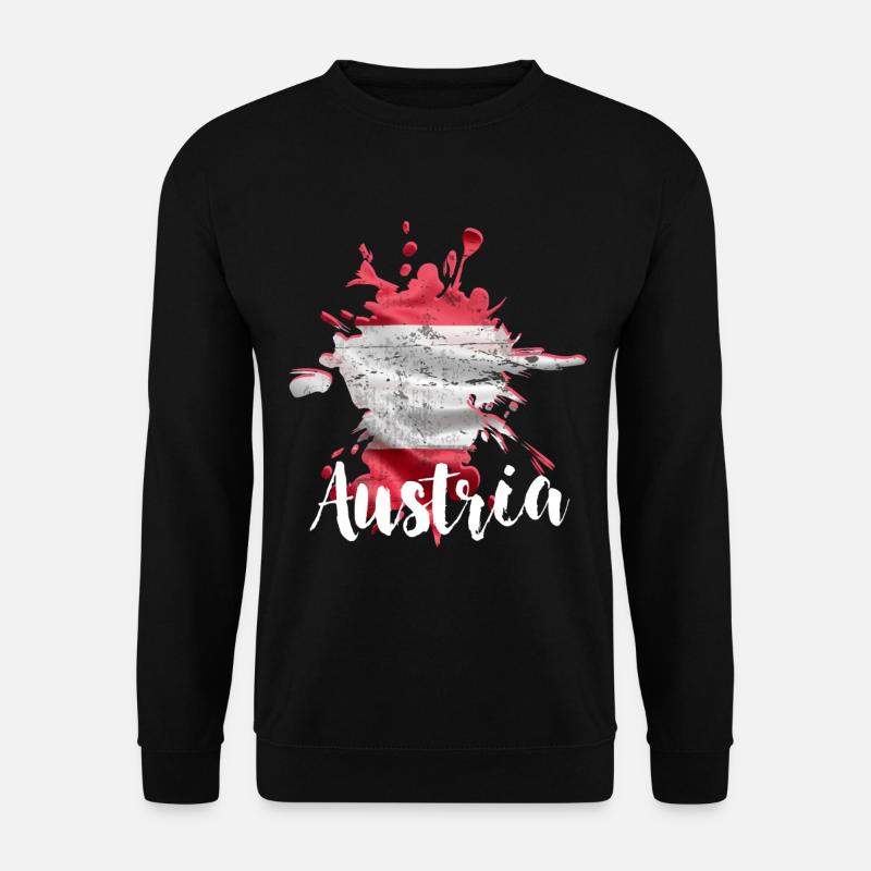 österreich - Unisex Pullover - Schwarz