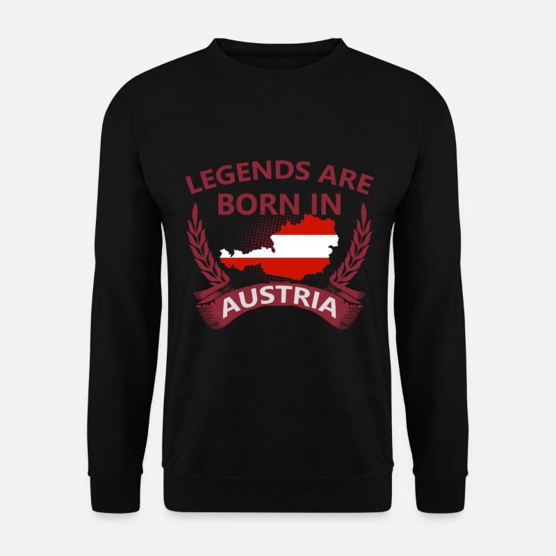 österreich - Unisex Pullover - Schwarz