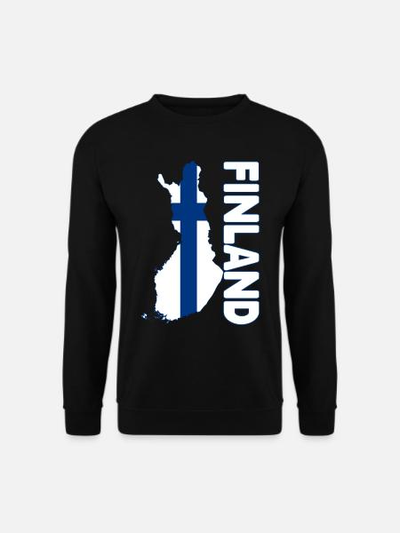 Finlande pays et pays - Sweat-shirt Unisexe - noir