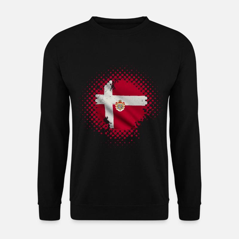 Dänemark Land und Länder - Unisex Pullover - Schwarz