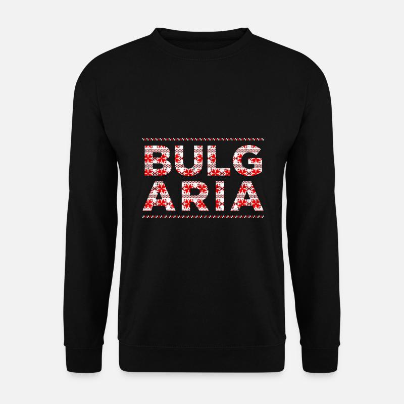 Bulgarien - Unisex Pullover - Schwarz