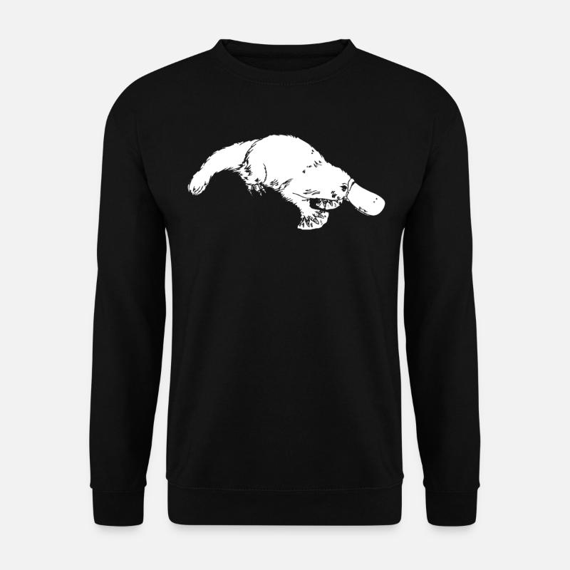Platypus Tiergeschenk - Unisex Pullover - Schwarz