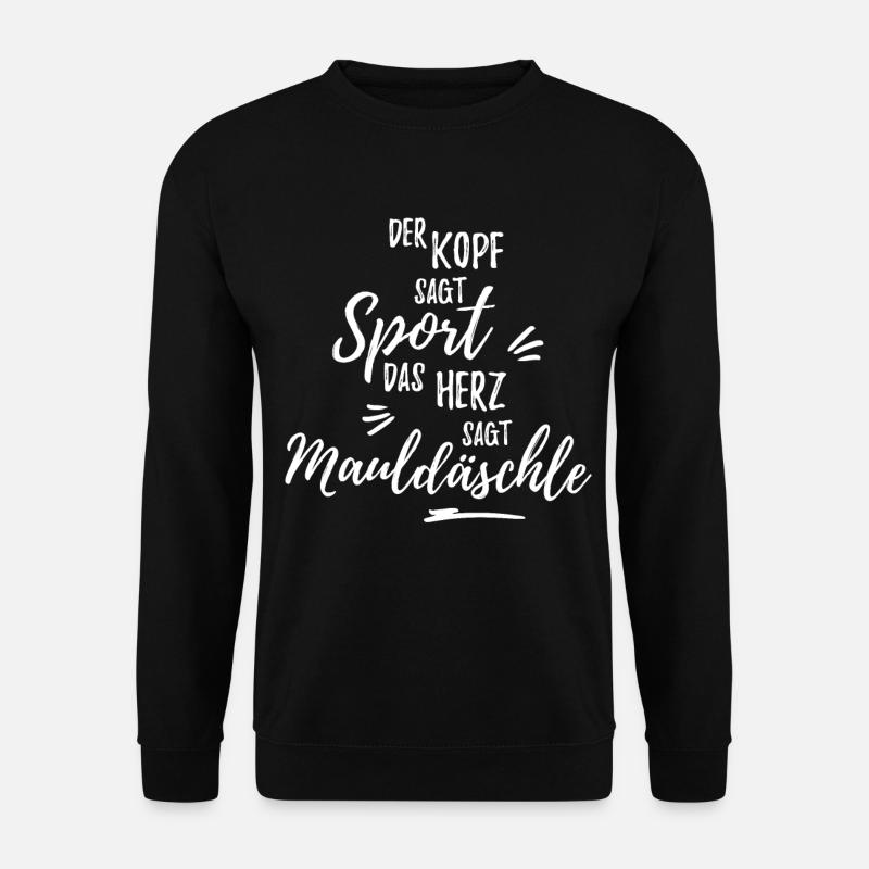 Maultaschen Gift Schwaben Mauldäschle - Unisex Sweatshirt - black