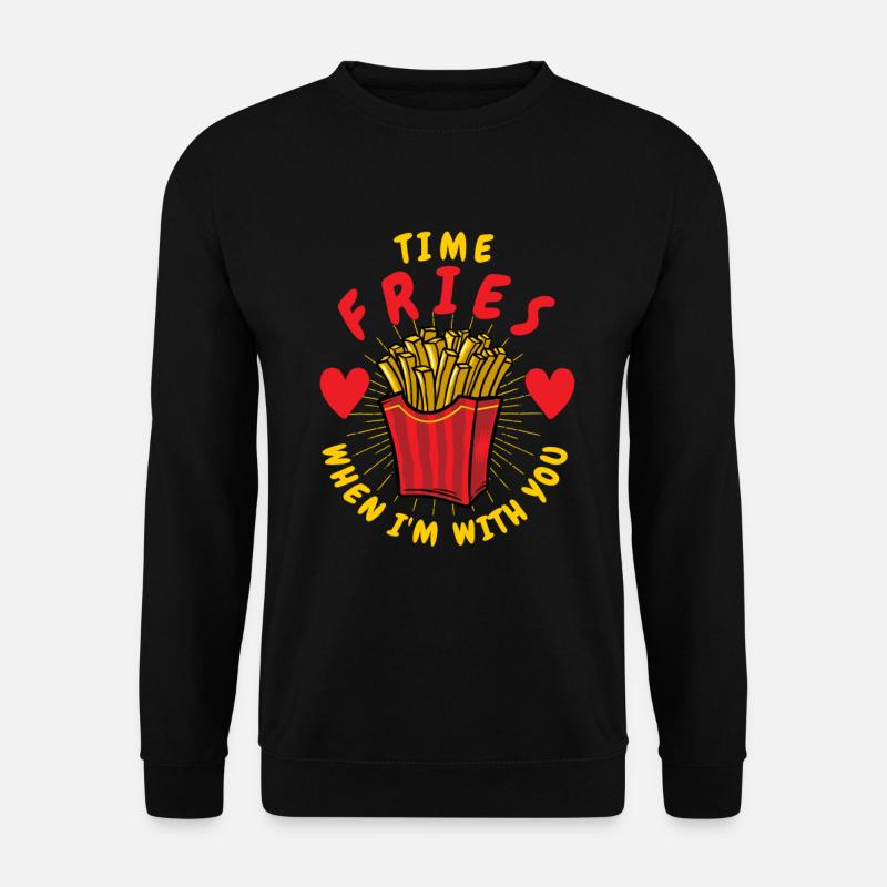 Pommes Frites - Unisex Pullover - Schwarz