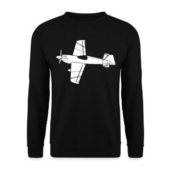 Extra 300 Flugzeuge als Geschenk - Unisex Pullover - Schwarz - Vorne - Alina (178cm) & Michal (187cm)