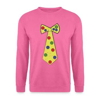 Tie Carnival Costume Dirty Thursday - Unisex Sweatshirt - pink - Front