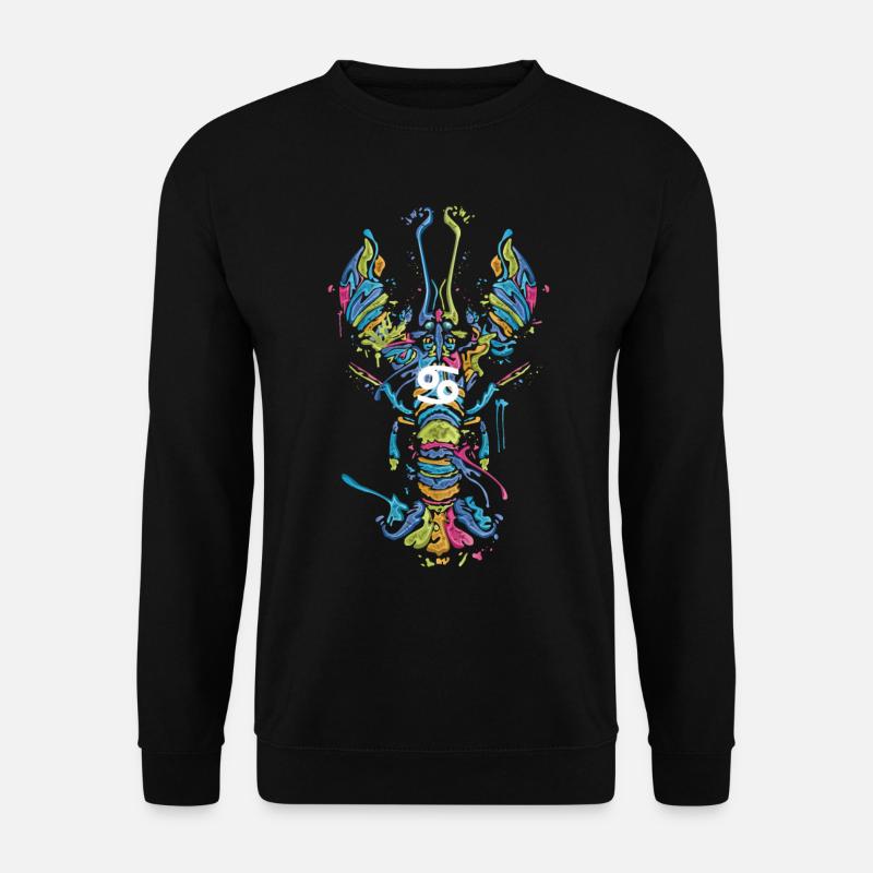Sternzeichen Krebs Geburtstag Zodiac Geschenk - Unisex Pullover - Schwarz
