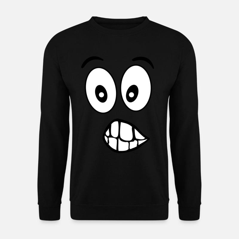 Blödes Gesicht - Unisex Pullover - Schwarz