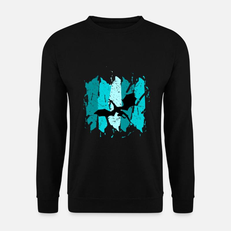 Drache - Unisex Pullover - Schwarz