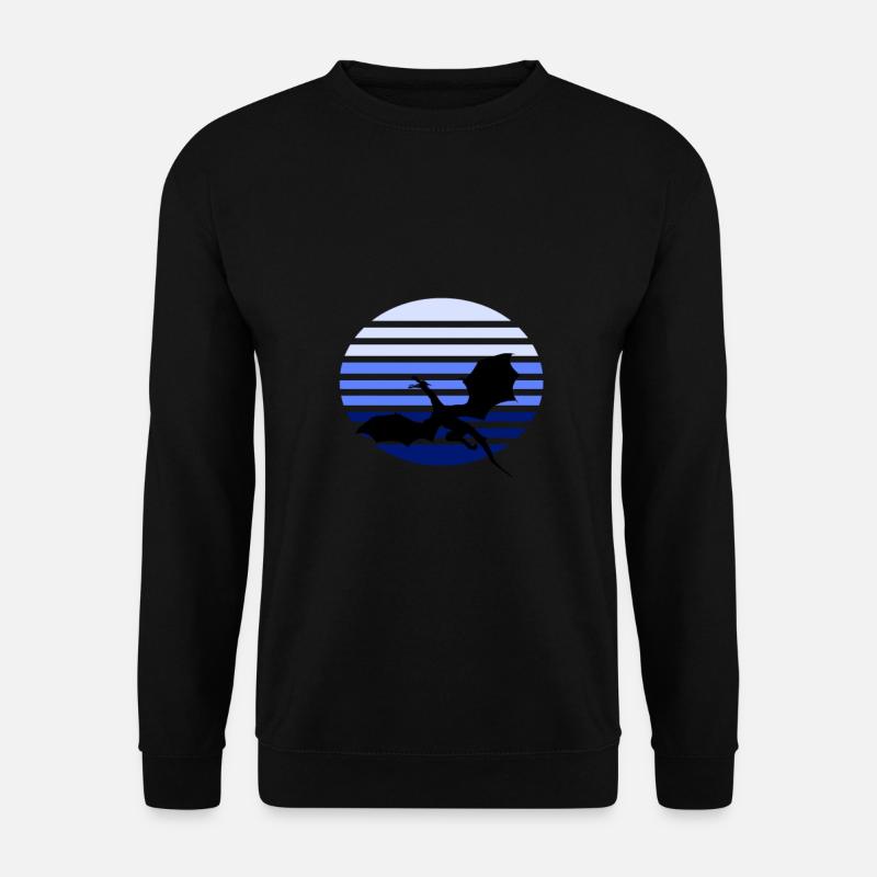 Drache - Unisex Pullover - Schwarz