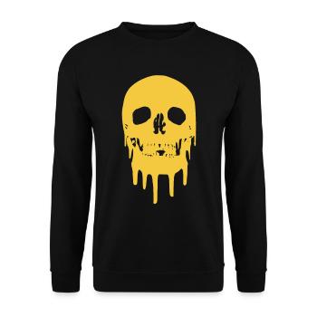 #superior : Skull - Sweat-shirt Unisexe - noir - Devant - Alina (178cm) & Michal (187cm)