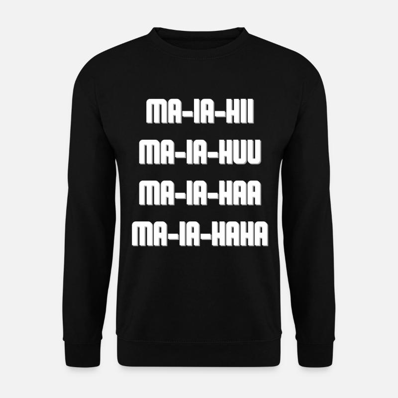 Dragostea Din Tei lyrics song hit - Unisex Sweatshirt - black
