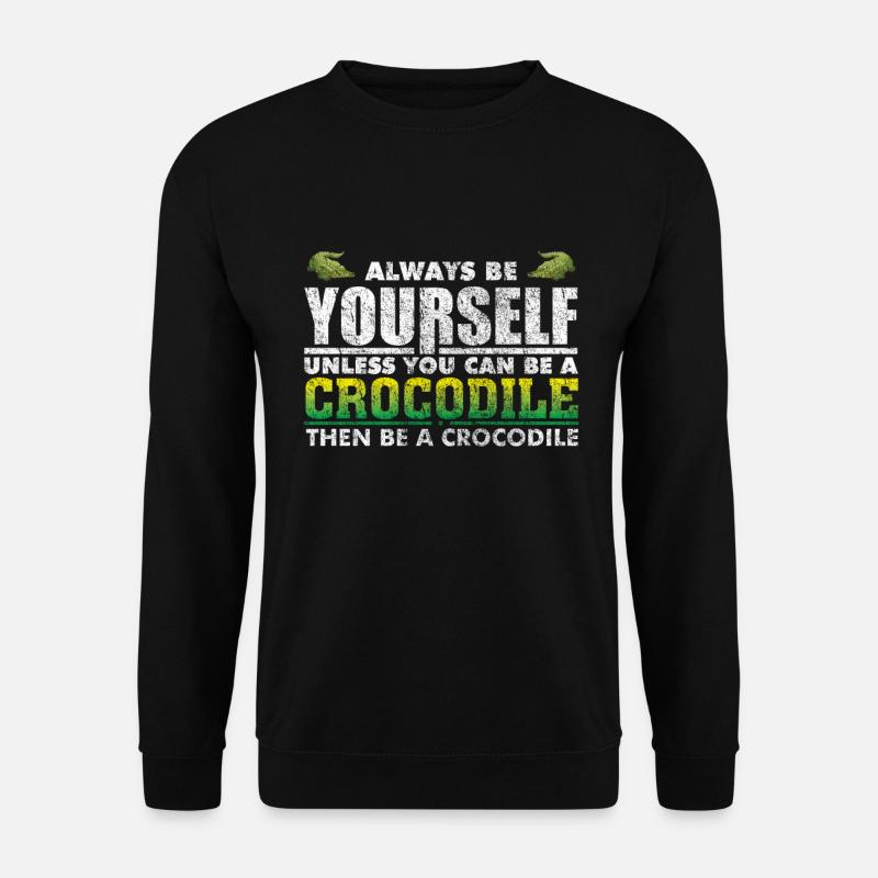 alligator - Unisex Sweatshirt - black