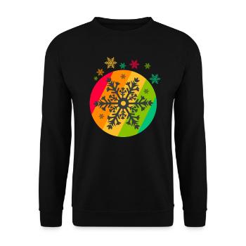 winter - Unisex Sweatshirt - black - Front - Alina (178cm) & Michal (187cm)