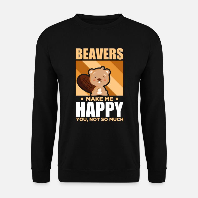 Biber - Unisex Pullover - Schwarz