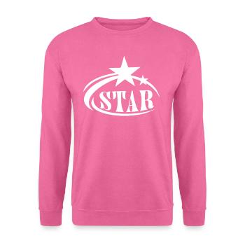 Shooting Star Stars Starry Sky - Unisex Sweatshirt - pink - Front