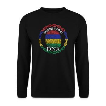 Mauritius Its In My DNA - Unisex Sweatshirt - black - Front - Alina (178cm) & Michal (187cm)