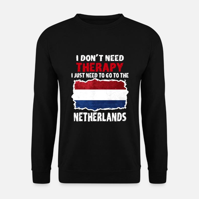 Netherlands - Unisex Sweatshirt - black