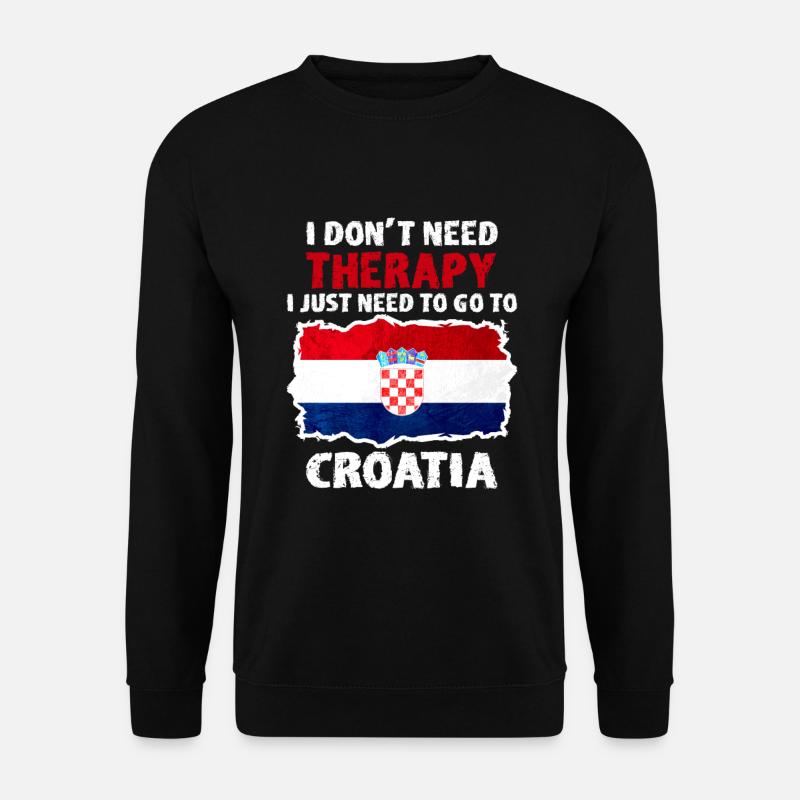 Croatia - Unisex Sweatshirt - black