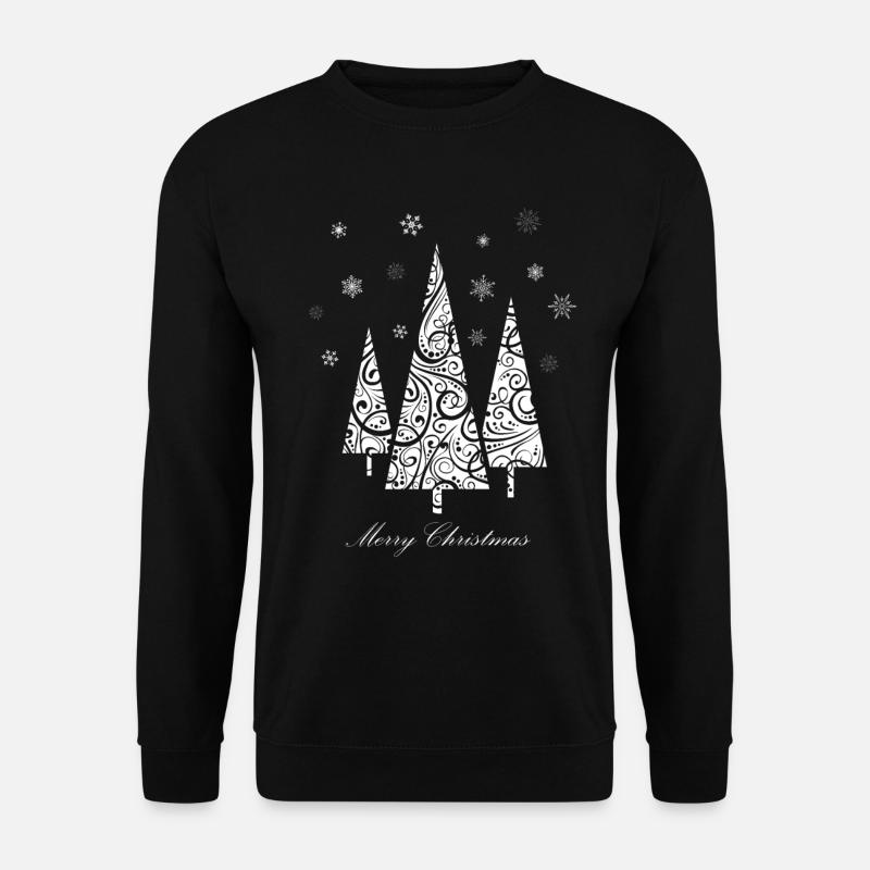 Christmas trees Christmas tree Merry Christmas - Unisex Sweatshirt - black