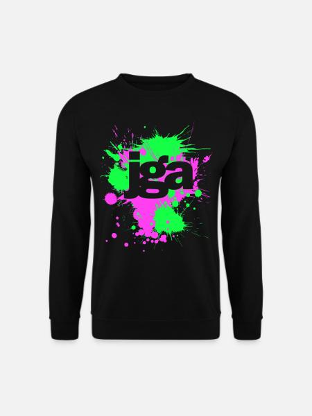 JGA Junggesellenabschied Farbklekse Klekse - Unisex Pullover - Schwarz