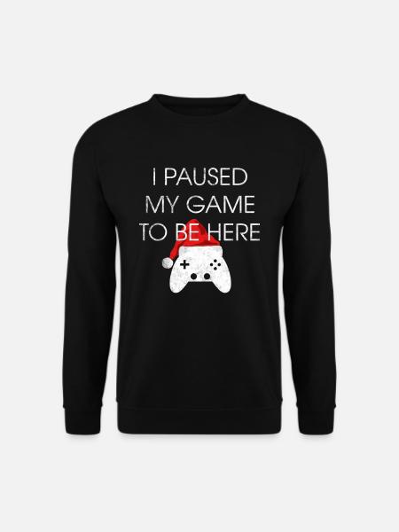 Weihnachten Gaming - Unisex Pullover - Schwarz