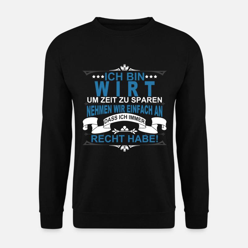 Wirt - Unisex Pullover - Schwarz