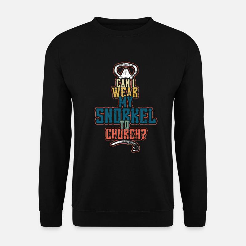 Diving church snorkeling - Unisex Sweatshirt - black