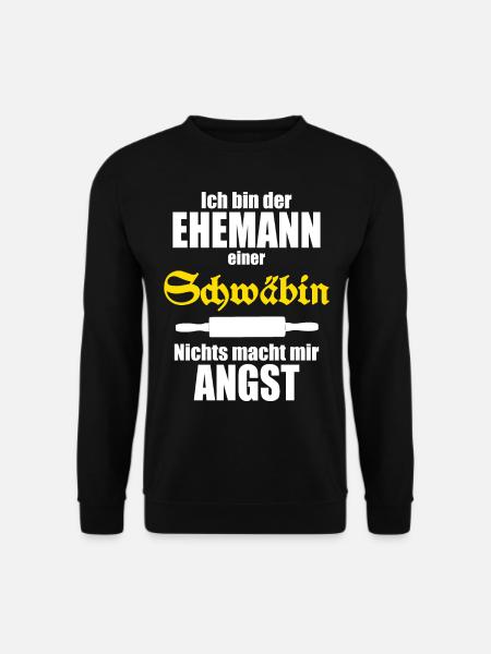 Ich bin der Ehemann einer Schwäbin - Unisex Pullover - Schwarz