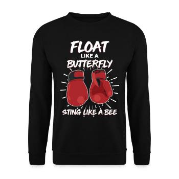 Dearadh Bronntanais Spórt Dornálaíochta - Unisex Sweatshirt - black - Front - Alina (178cm) & Michal (187cm)