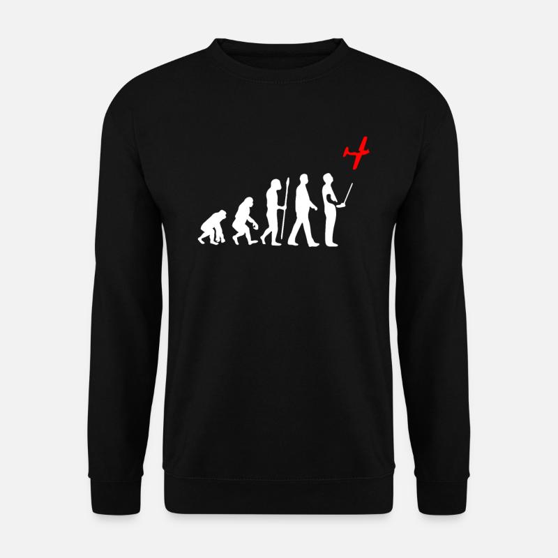 Evolution du modèle de vol - Sweat-shirt Unisexe - noir