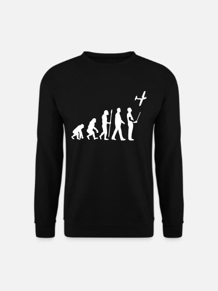 Modellflug Evolution - Unisex Pullover - Schwarz