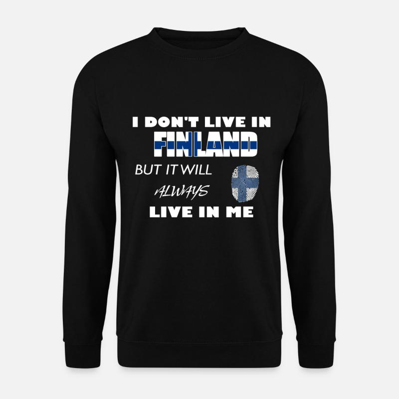 Finland - Unisex Pullover - Schwarz