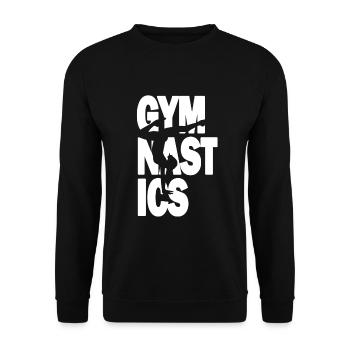 Gymnastique Gymnastique Acrobatie Gymnastique - Sweat-shirt Unisexe - noir - Devant - Alina (178cm) & Michal (187cm)