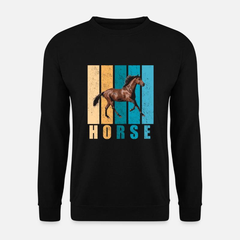 horse - Unisex Sweatshirt - black